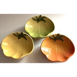 Williams Sonoma  Set of 3 Heirloom Tomatoes Dishes Bowls Salsa /Appetizer
